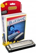 HOHNER Blues Band A-major (M55910X) губная гармоника диатоническая строй Richter, 20 медных язычков, корпус ABS пластик от музыкального магазина МОРОЗ МЬЮЗИК