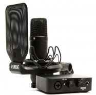 RODE NT1/AI1KIT комплект студийный: конденсаторный микрофон NT1, AI-1 USB интерфейс, крепление на стойку с интегрированным поп-фильтром SMR от музыкального магазина МОРОЗ МЬЮЗИК
