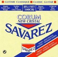 SAVAREZ 500CRJ EW CRISTAL CORUM cтруны для классических гитар, смешанного натяж, посеребренные от музыкального магазина МОРОЗ МЬЮЗИК