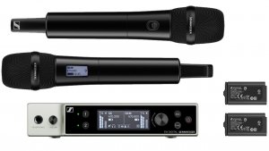 Sennheiser EW-DX 835-S цифровая двухканальная радиосистема с двумя ручными микрофонами SKM-S MMD 835, UHF диапазон, 2 аккумулятора от музыкального магазина МОРОЗ МЬЮЗИК