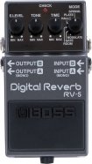 BOSS RV-5 педаль гитарная Digital Reverb. Регуляторы: E.LEVEL, TONE, TIME, MODE от музыкального магазина МОРОЗ МЬЮЗИК