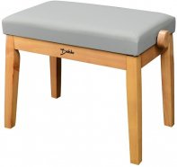 DEKKO JR-610 GRAY Банкетка для рояля/пианино, с подъемным механизмом (регулируемая) от музыкального магазина МОРОЗ МЬЮЗИК
