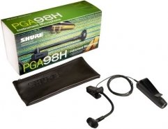 SHURE PGA98H-LC XLR кардиоидный конденсаторный инструментальный микрофон от музыкального магазина МОРОЗ МЬЮЗИК