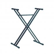 K&M 18963-071-55 стойка для клавишных инструментов, XX двойная рама, сталь, высота от 400 до 905 мм от музыкального магазина МОРОЗ МЬЮЗИК