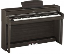 YAMAHA CLP-735DW + БАНКЕТКА клавинова 88 кл. GrandTouch-S™, 38 тембров, 256 полифония, 3 педали, крышка, USB TO HOST, вес 57 кг, цвет ТЁМНЫЙ ОРЕХ от музыкального магазина МОРОЗ МЬЮЗИК