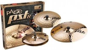 Paiste 000180RSET PST 8 Rock Set комплект тарелок 14" Reflector Rock Hats, 16" Reflector Rock Crash, 20" Reflector Rock Ride от музыкального магазина МОРОЗ МЬЮЗИК