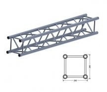 АЛЮМИНИЕВЫЕ И СТАЛЬНЫЕ КОНСТРУКЦИИ INVOLIGHT ISX29-50 - ферма квадратная, прямая, 0.5м, 290 мм, труба 50 мм (CC29SET в комплекте)