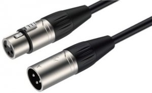 КОММУТАЦИЯ, РАЗЪЕМЫ, ПЕРЕХОДНИКИ ROXTONE SMXX200/15 (MP) кабель микрофонный (2x0,22mm2, D: 6мм), XLR(3P)(RX3FP-NT) -  XLR(RX3MP-NT), 15м