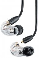 SHURE AONIC SE215DYCL+UNI-EFS внутриканальные наушники с одним динамическим драйвером, TRRS, цвет прозрачный от музыкального магазина МОРОЗ МЬЮЗИК