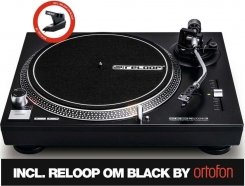 Reloop RP-2000 USB MK2 DJ-проигрыватель винила, Direct drive, 1кг/cм, 33 1/3, 45 RPM, звукосниматель OM Black (Ortofon) от музыкального магазина МОРОЗ МЬЮЗИК