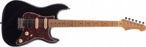 JET JS-400 BK электрогитара, Stratocaster, корпус липа, 22 лада, HSS, tremolo, цвет BK от музыкального магазина МОРОЗ МЬЮЗИК