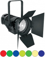 Monon VIVI30-SAN-7C светодиодный прожектор с линзой френеля, LED 300 Вт, 7-цветный RGBALC-DB(Deep Blue), 15°-60° (моторизирован), DMX, RDM, CRI≥95 от музыкального магазина МОРОЗ МЬЮЗИК