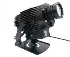 GoboPro GBP-8008 (1 GOBO) светодиодный гобо проектор, одно вращающиеся ГОБО, мощность 80 Вт, проекционное расстояние 5-80 метров, IP65 от музыкального магазина МОРОЗ МЬЮЗИК
