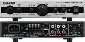 YAMAHA MA2030A компактный трансляционный микшер-усилитель 3 входа + 1 микрофоный, 2х30Вт/4Ом, 60Вт/100В, 50Гц-20кГц, мастер EQ от музыкального магазина МОРОЗ МЬЮЗИК
