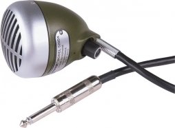 SHURE 520DX динамический микрофон для губной гармошки 'Зеленая пуля' с кабелем и регулятором громкос от музыкального магазина МОРОЗ МЬЮЗИК