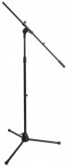 OnStage MS9701B+ микрофонная стойка-журавль, тренога, регулируемая высота, усиленная, черная от музыкального магазина МОРОЗ МЬЮЗИК