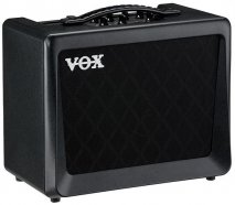 Картинка VOX VX15-GT моделирующий комбоусилитель для электрогитары, 15 Вт, 1x6.5", 11 моделей усилителей, 8 эффектов, 11 пресетных программ от музыкального магазина МОРОЗ МЬЮЗИК VOX VX15-GT моделирующий комбоусилитель для электрогитары, 15 Вт, 1x6.5", 11 моделей усилителей, 8 эффектов, 11 пресетных программ от музыкального магазина МОРОЗ МЬЮЗИК