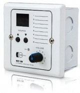 CVGaudio WCP-BW Настенный зональный удаленный контроллер управления CVGaudio PMM-380 CAT5e/6, громкость, выбор входа, удаление 100/150m, белый пластик от музыкального магазина МОРОЗ МЬЮЗИК