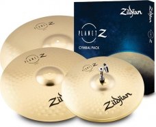 ZILDJIAN ZP4PK PLANET Z 4 CYMBAL PACK (14/16/20) комплект тарелок 14" Хай-хет (Hi-Hat) пара, 16" Крэш (Crash) и 20" Райд (Ride) от музыкального магазина МОРОЗ МЬЮЗИК