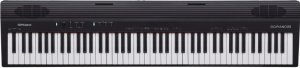Roland GO-88P электрофортепиано, 88 клавиш, 128 голосов. 900 тембров. 700 стилей, автоаккомп, Bluetooth Ver 4.0, 3 педали, пюпитр, черный, 7 кг от музыкального магазина МОРОЗ МЬЮЗИК