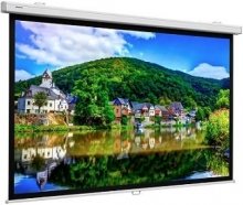 Projecta ProScreen CSR 10200204 240х240см Matte White экран настенный рулонный 1:1, ручное управление, вес 18 кг от музыкального магазина МОРОЗ МЬЮЗИК