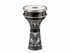 MEINL HE-122 Aluminum Барабан дарбука 6 1/2 x 12 3/4", алюминий, гравировка, черный от музыкального магазина МОРОЗ МЬЮЗИК