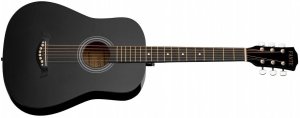 Fante FT-R38B-BK акустическая гитара 38", корпус липа, гриф катальпа, цвет чёрный от музыкального магазина МОРОЗ МЬЮЗИК